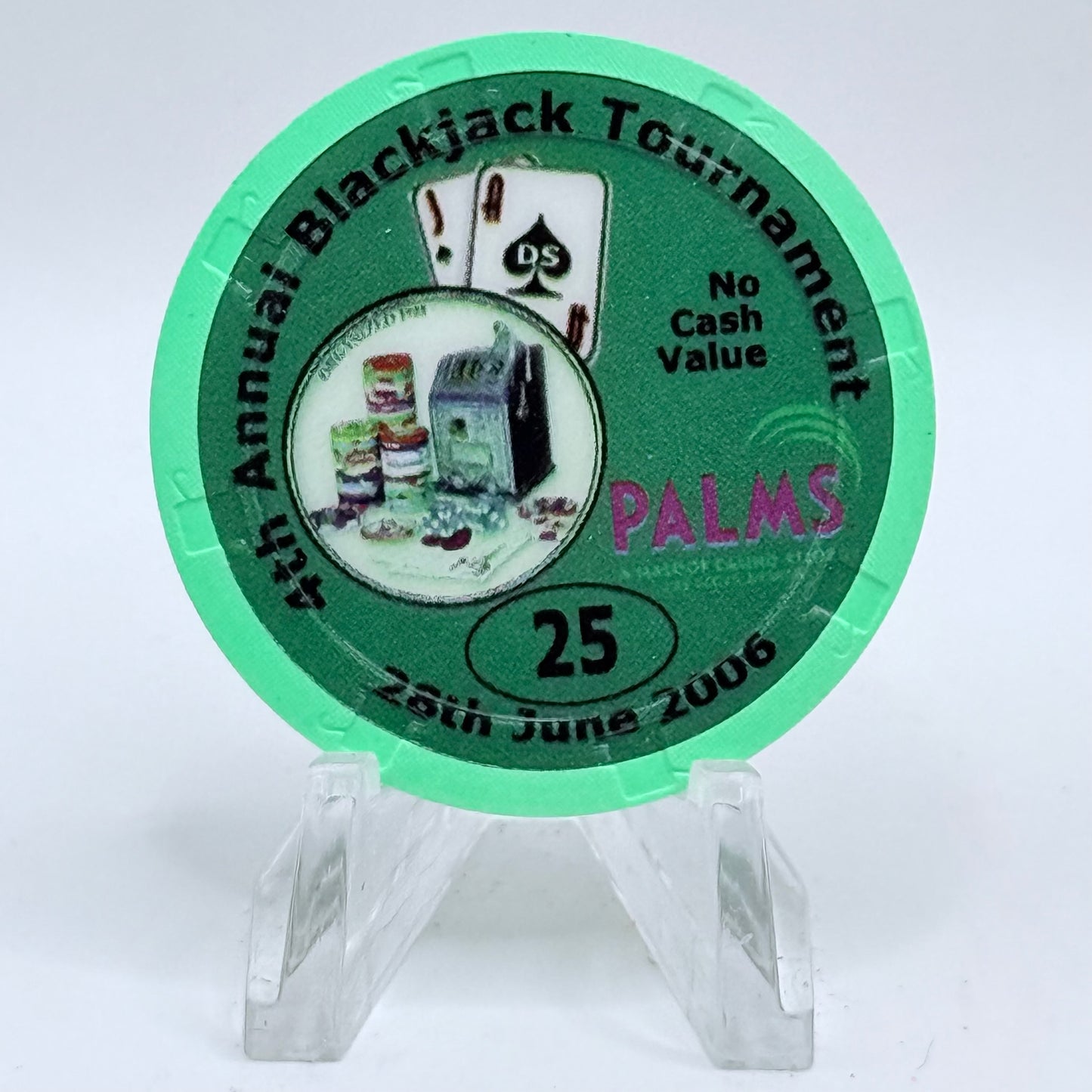 Palms Casino Resort Las Vegas Nevada 2006 '8th Annual CCGTCC' Series 12 $25 NCV Casino Chip E7467