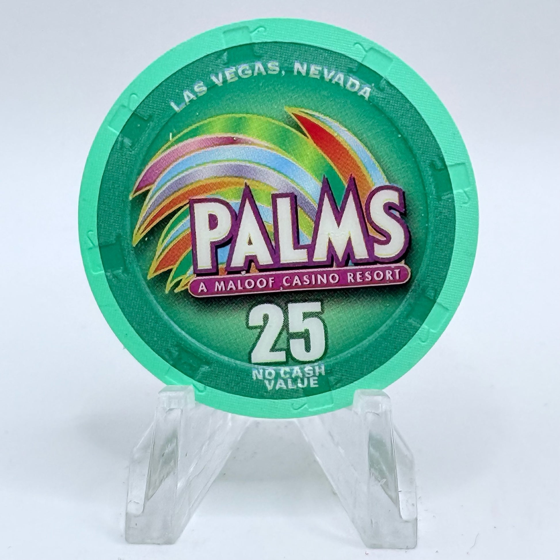 Palms Casino Resort Las Vegas Nevada 2004 '6th Annual CCGTCC' Series 8 $25 NCV Casino Chip E3417