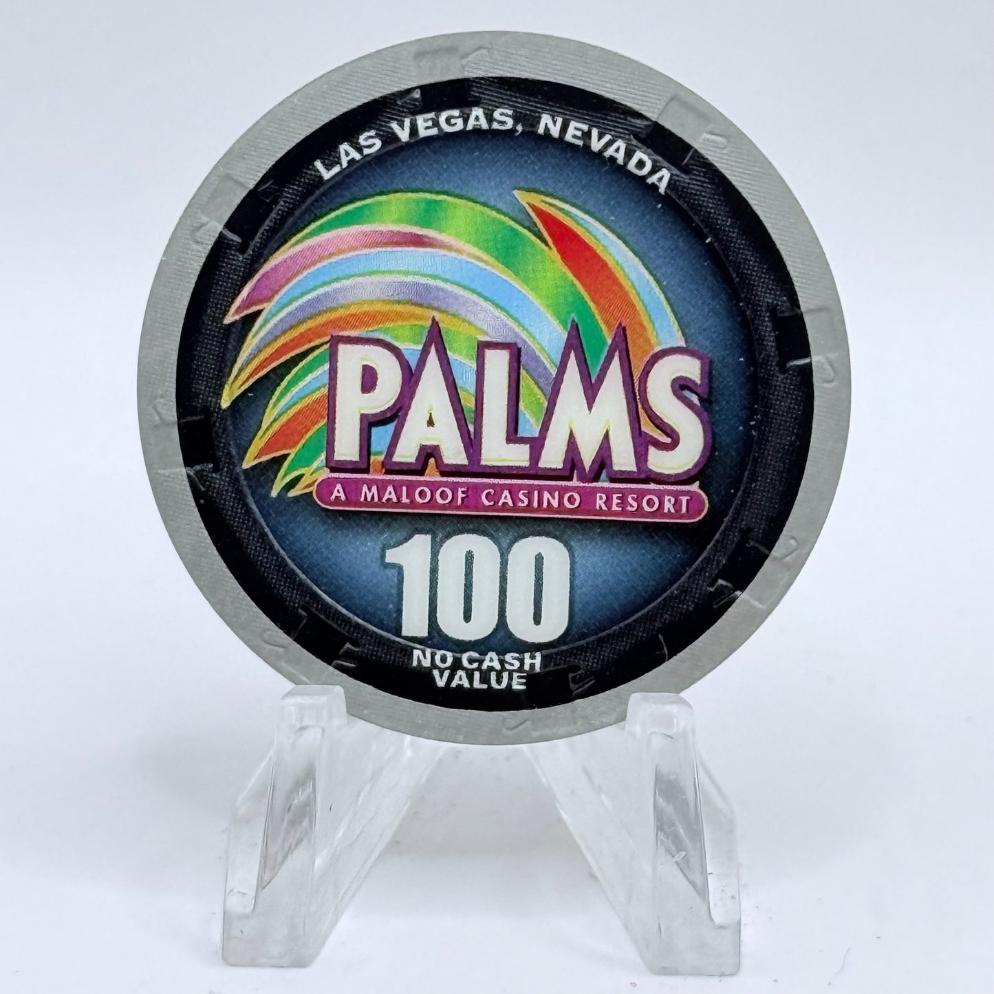 Palms Casino Resort Las Vegas Nevada 2004 '6th Annual CCGTCC' Series 8 $100 NCV Casino Chip E3418