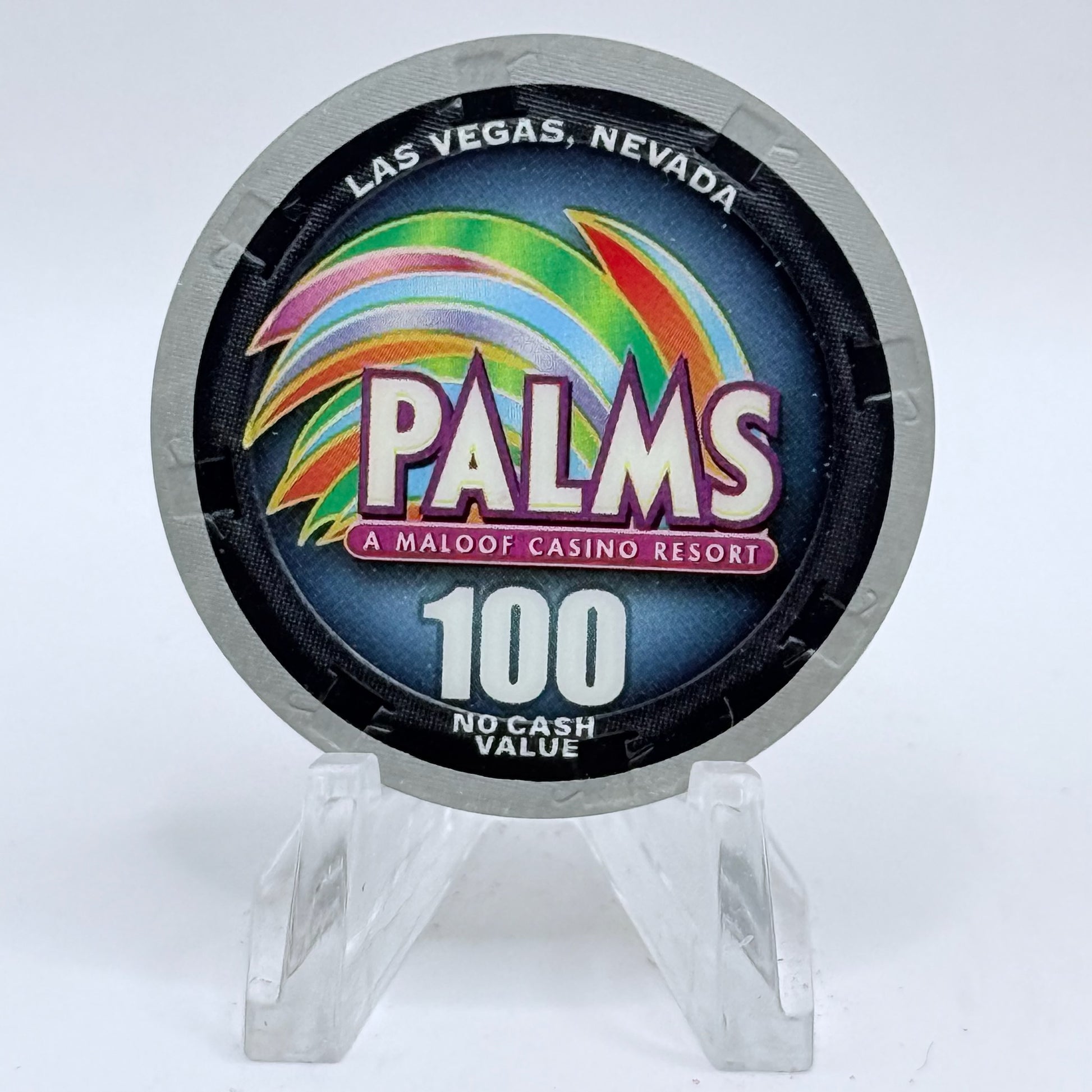 Palms Casino Resort Las Vegas Nevada 2004 '6th Annual CCGTCC' Series 8 $100 NCV Casino Chip E3418