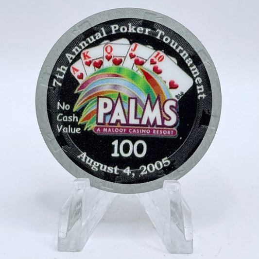 Palms Casino Resort Las Vegas Nevada 2005 '7th Annual CCGTCC' Series 15 $100 NCV Casino Chip E4776