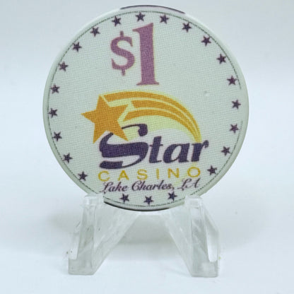 Star - Lake Charles Lake Charles Louisiana $1 Casino Chip