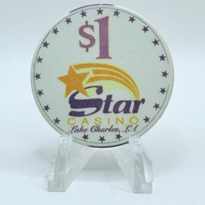 Star - Lake Charles Lake Charles Louisiana $1 Casino Chip
