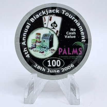 Palms Casino Resort Las Vegas Nevada 2006 '8th Annual CCGTCC' Series 12 $100 NCV Casino Chip E7468