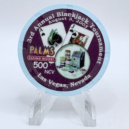 Palms Casino Resort Las Vegas Nevada 2005 '7th Annual CCGTCC' Series 15 $500 NCV Casino Chip E4777