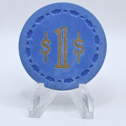 Three Duces Club Marysville California $1 Casino Chip