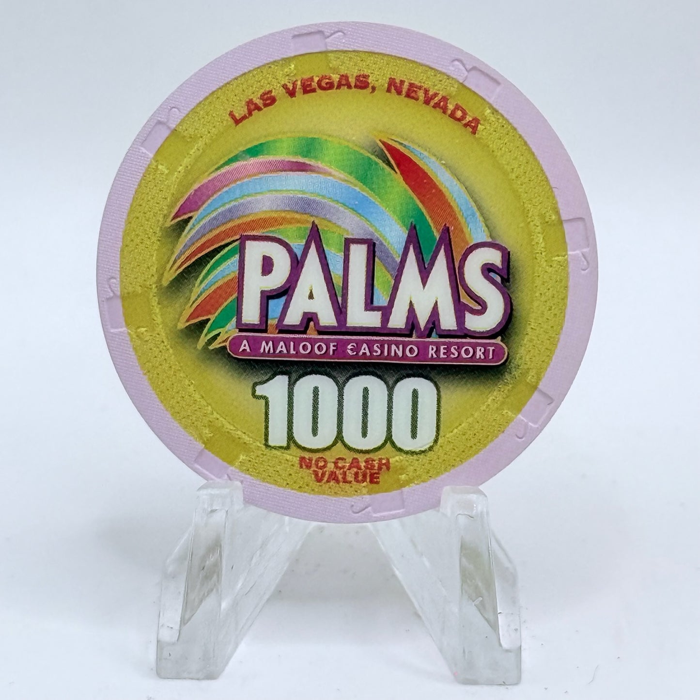 Palms Casino Resort Las Vegas Nevada 2004 '6th Annual CCGTCC' Series 8 $1000 NCV Casino Chip E3420
