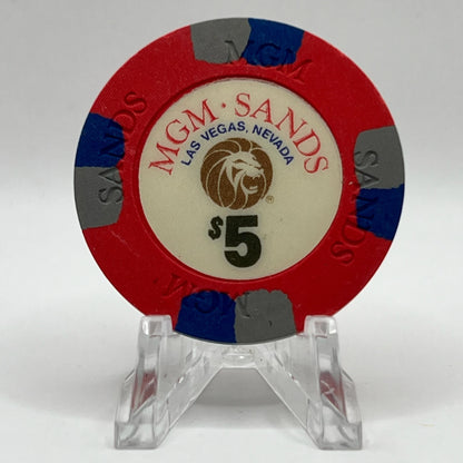 MGM Sands Las Vegas NV 1988 $5 Chip N2129