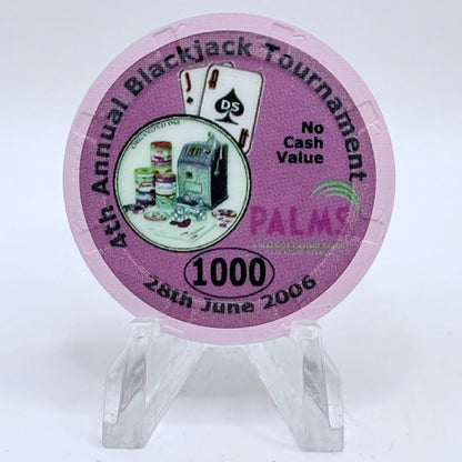 Palms Casino Resort Las Vegas Nevada 2006 '8th Annual CCGTCC' Series 12 $1000 NCV Casino Chip E7470
