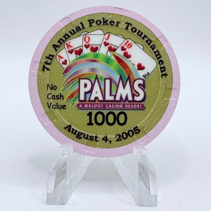 Palms Casino Resort Las Vegas Nevada 2005 '7th Annual CCGTCC' Series 15 $1000 NCV Casino Chip E4778