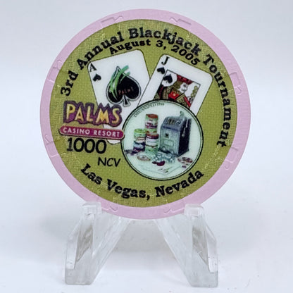 Palms Casino Resort Las Vegas Nevada 2005 '7th Annual CCGTCC' Series 15 $1000 NCV Casino Chip E4778