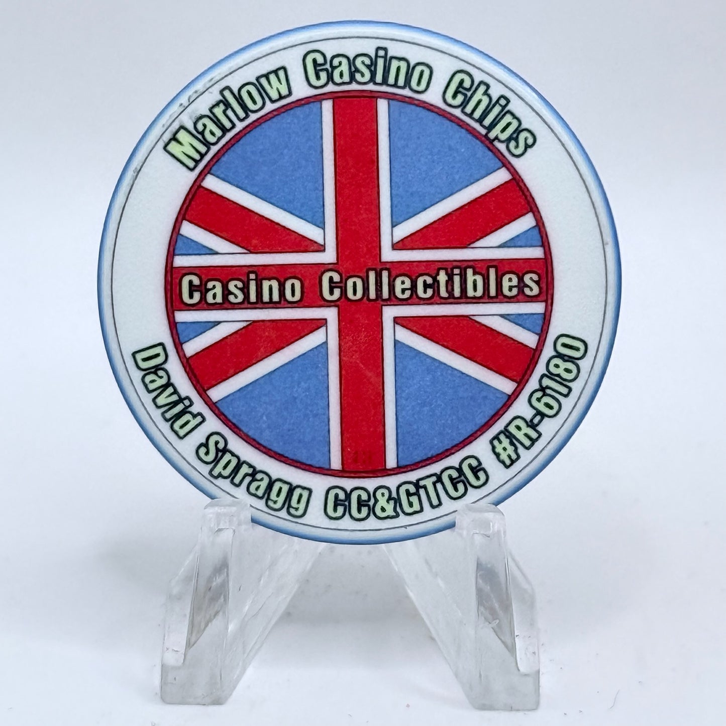 David Spragg London United Kingdom 2005 Casino Chip
