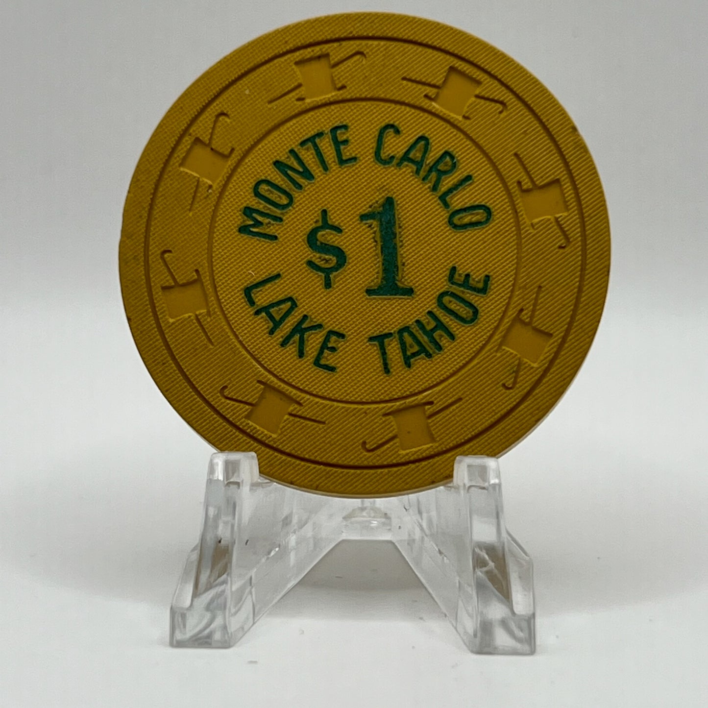 Monte Carlo Crystal Bay NV 1950s $1 Chip N8773