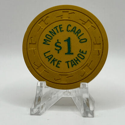 Monte Carlo Crystal Bay NV 1950s $1 Chip N8773