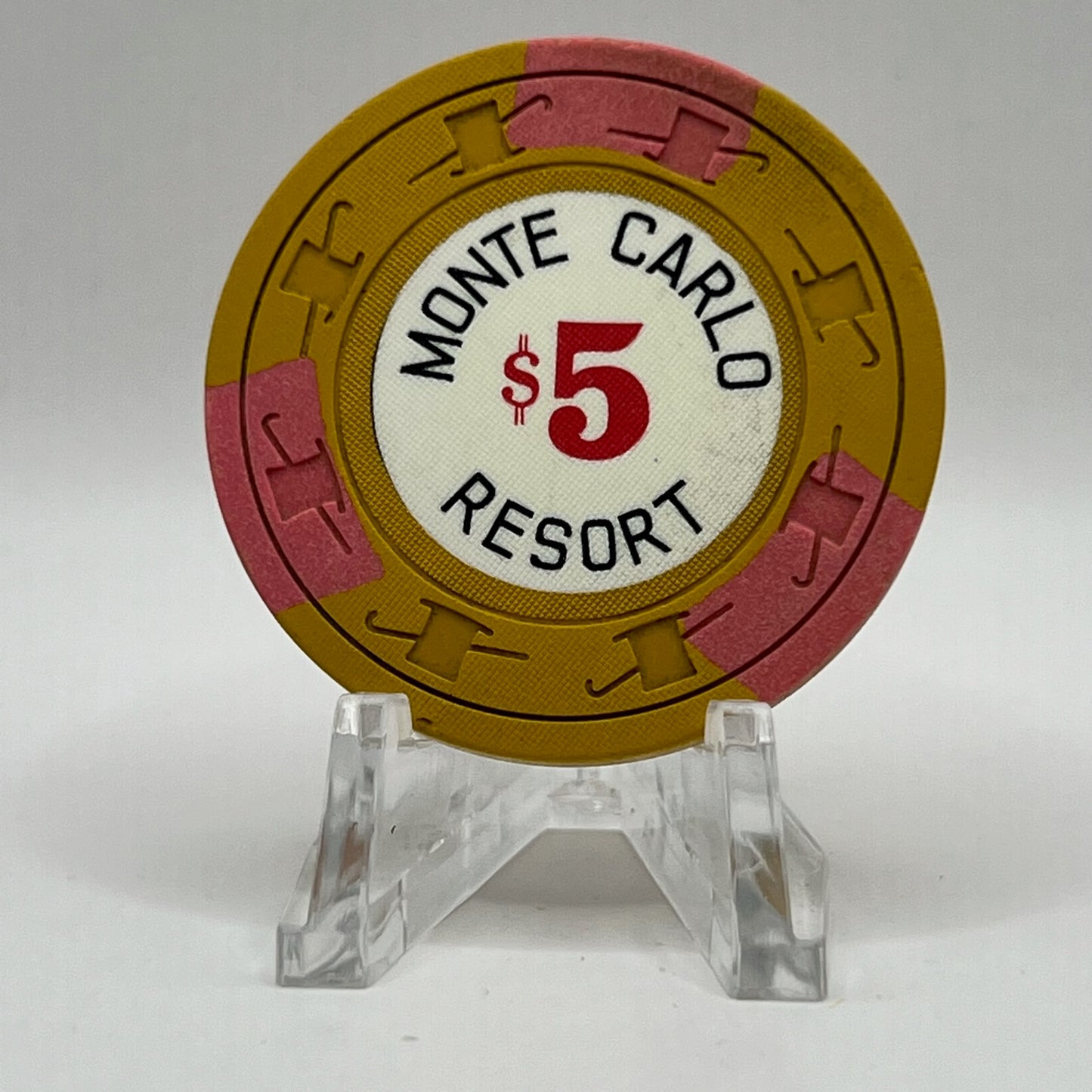 Monte Carlo Resort Laughlin NV 1968 $5 Chip N1293