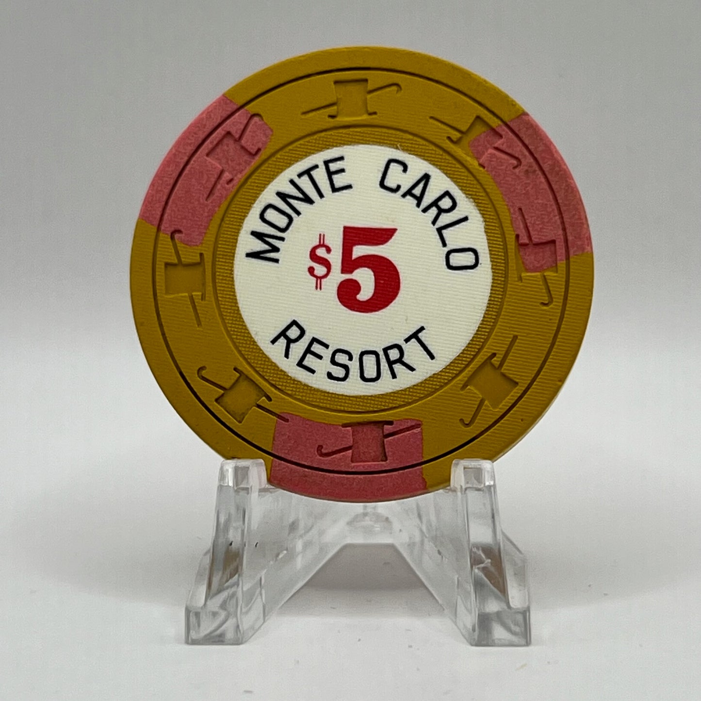 Monte Carlo Resort Laughlin NV 1968 $5 Chip N1293