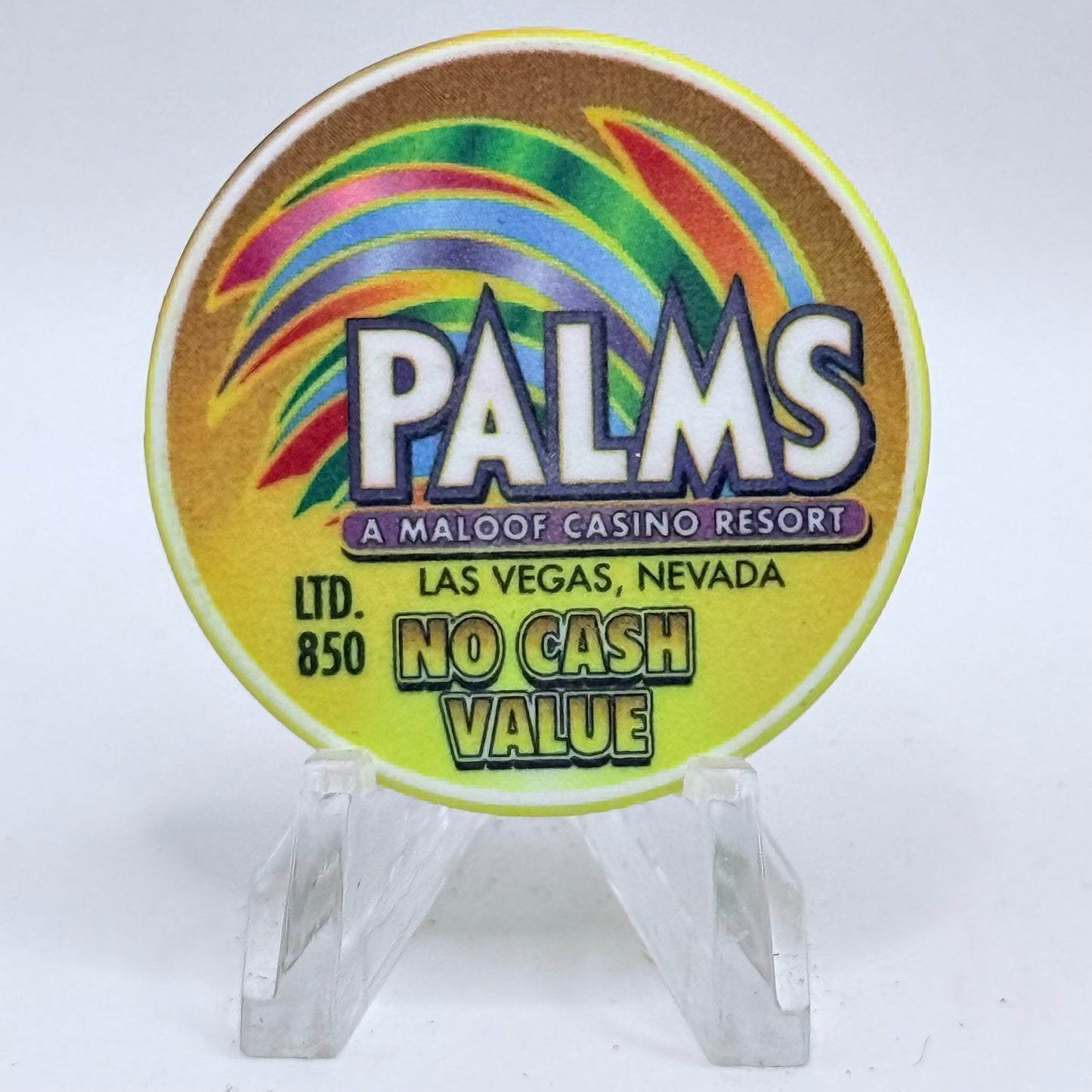 Palms Casino Resort Las Vegas Nevada 2002 '10th Annual CCGTCC' LE NCV Casino Chip E1842