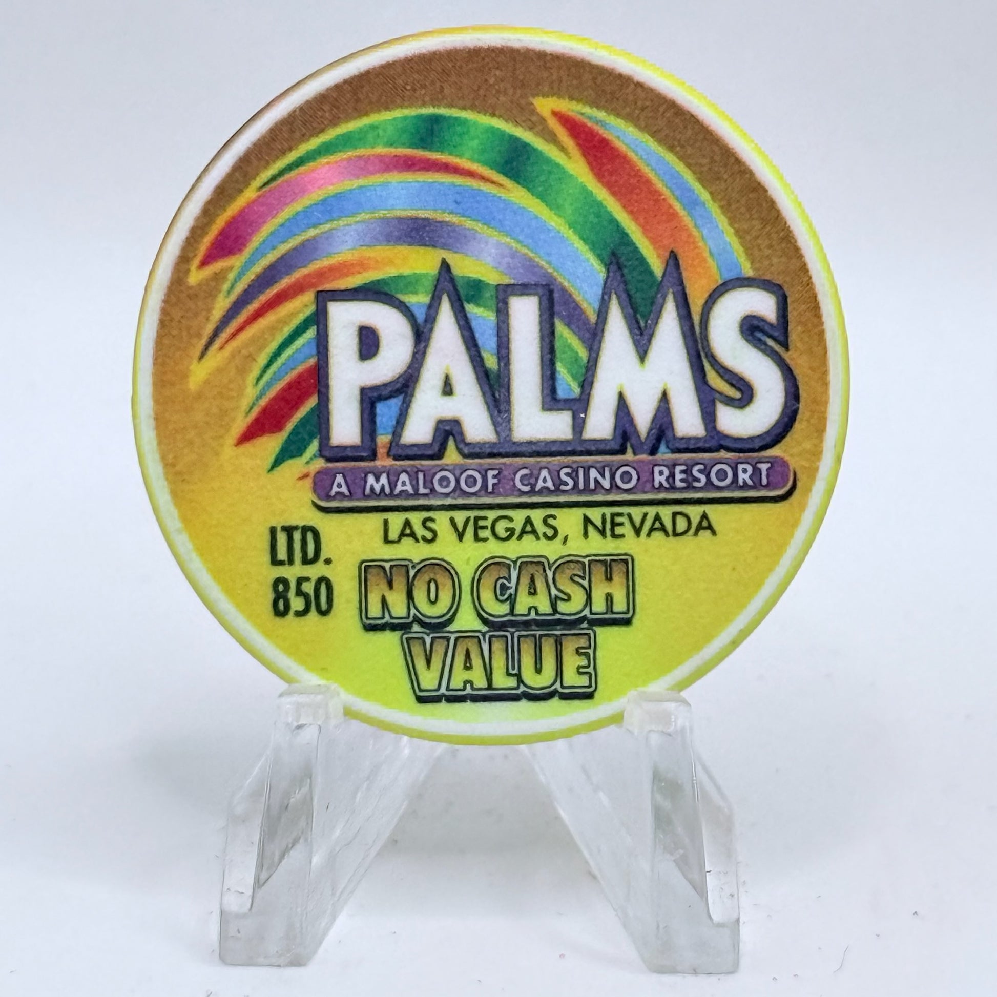 Palms Casino Resort Las Vegas Nevada 2002 '10th Annual CCGTCC' LE NCV Casino Chip E1842