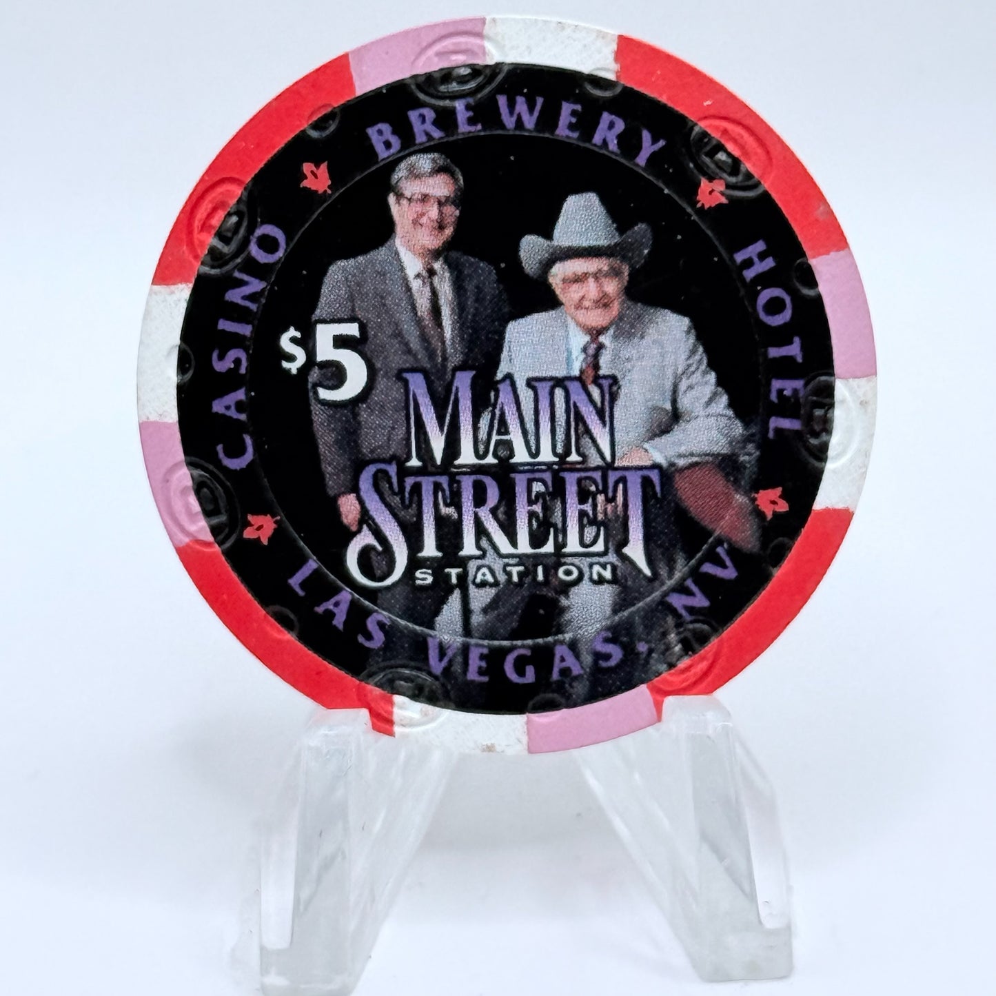 Main Street Station Las Vegas Nevada '40 Years Of Boyd Style' LE $5 Casino Chip