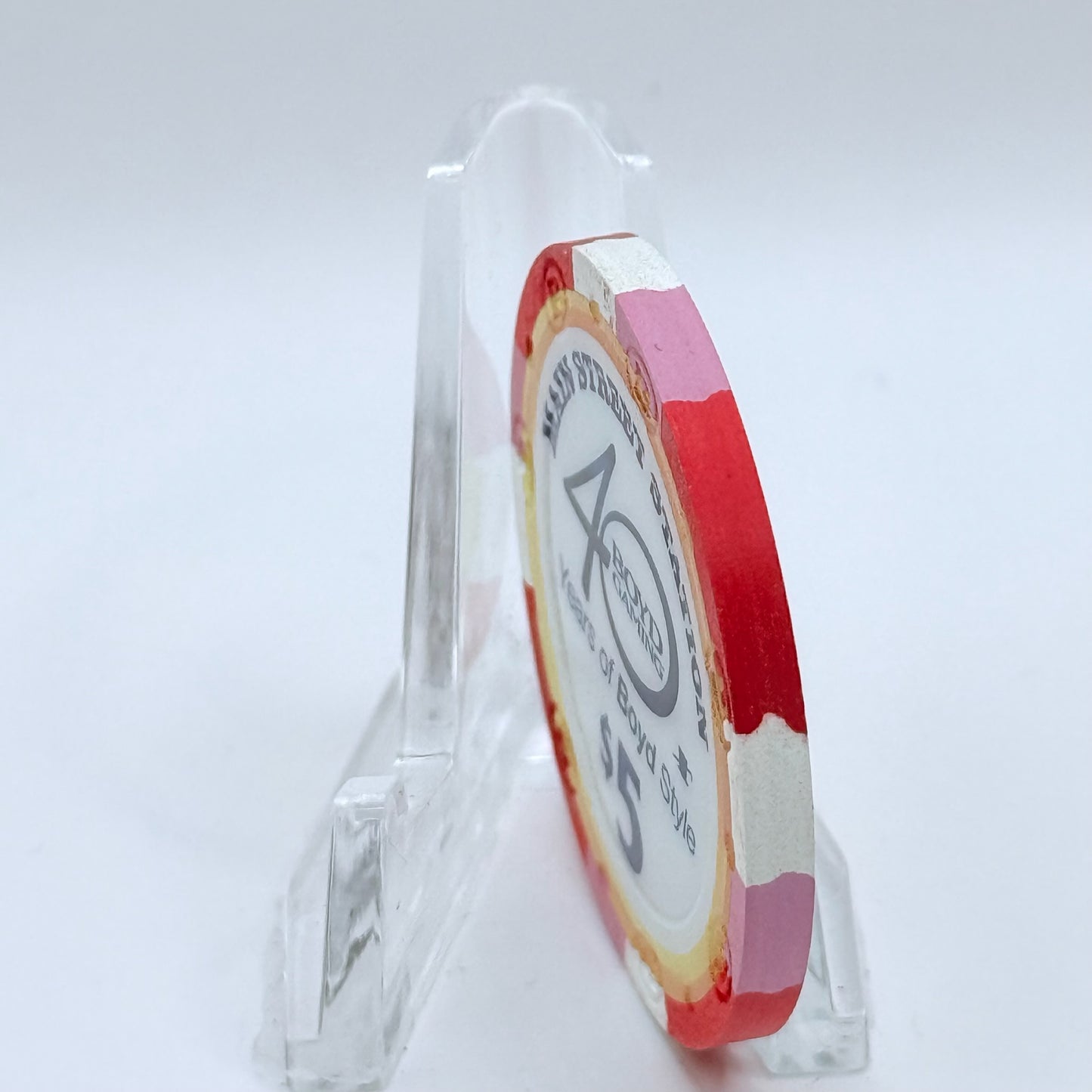 Main Street Station Las Vegas Nevada '40 Years Of Boyd Style' LE $5 Casino Chip