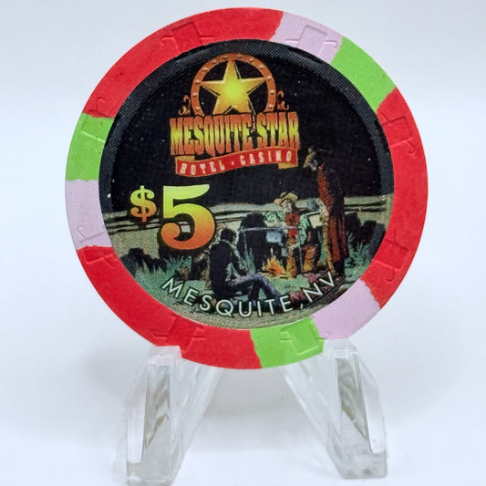 Mesquite Star Mesquite Nevada 1998 $5 Casino Chip V1083