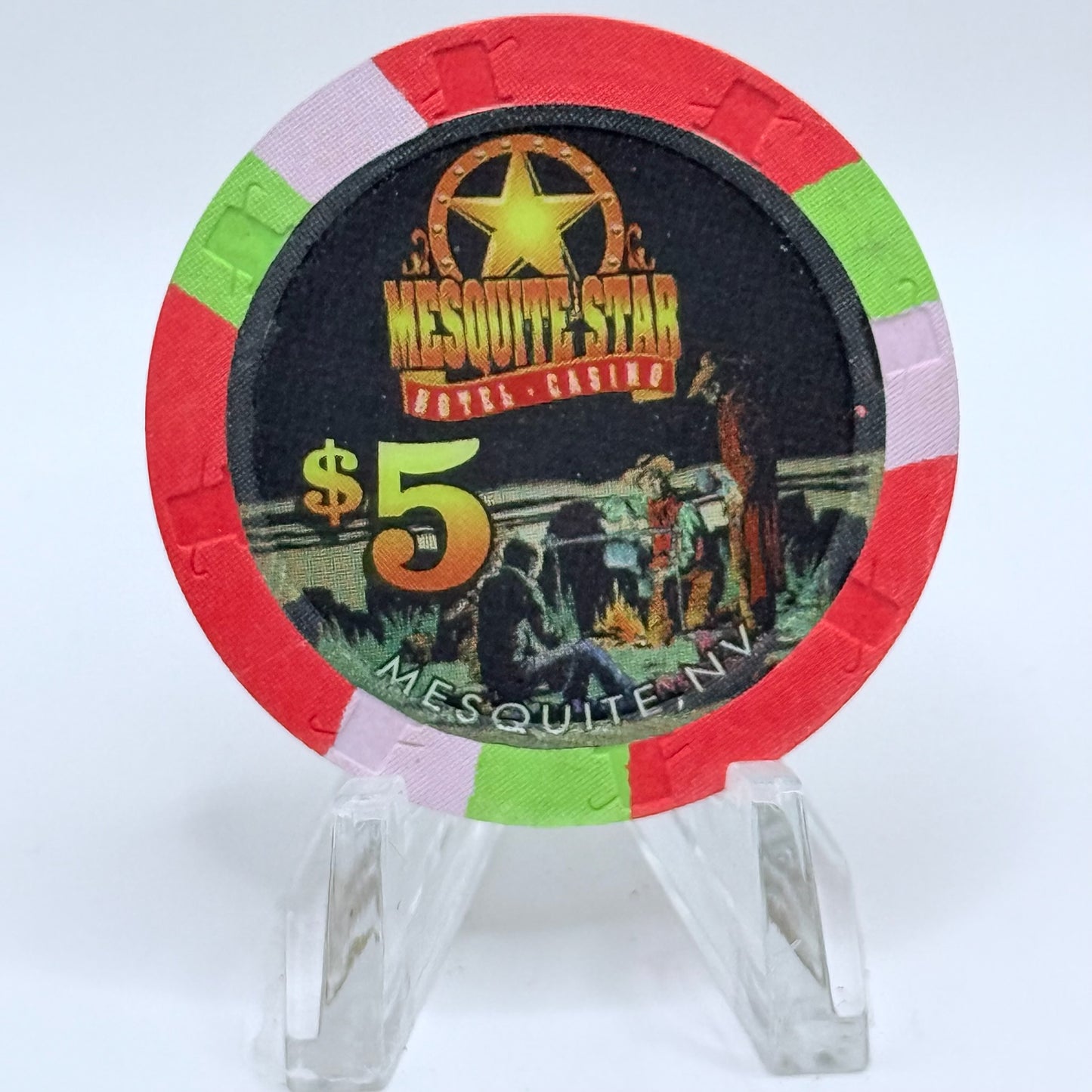 Mesquite Star Mesquite Nevada 1998 $5 Casino Chip V1083