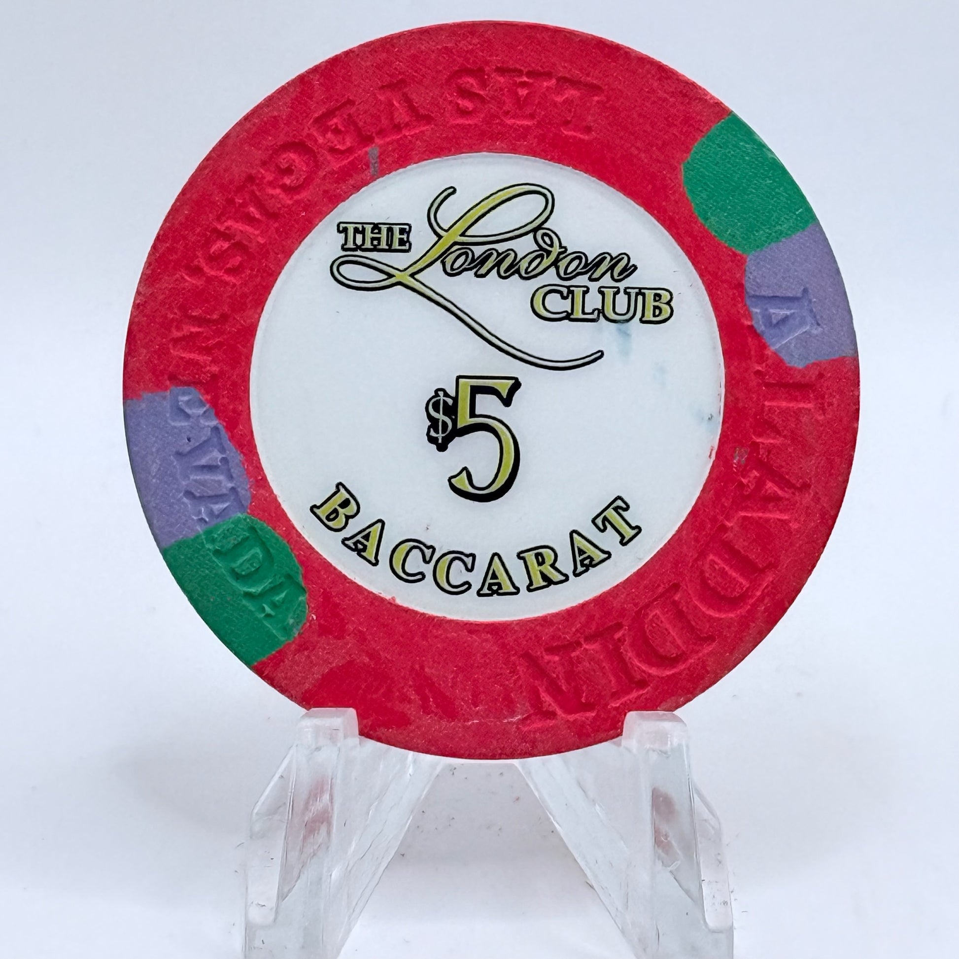 Aladdin Resort & Casino Las Vegas Nevada 2000 Series 30 $5 Casino Chip V7142