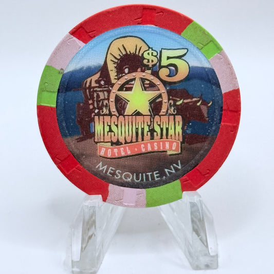 Mesquite Star Mesquite Nevada 1998 $5 Casino Chip V1084