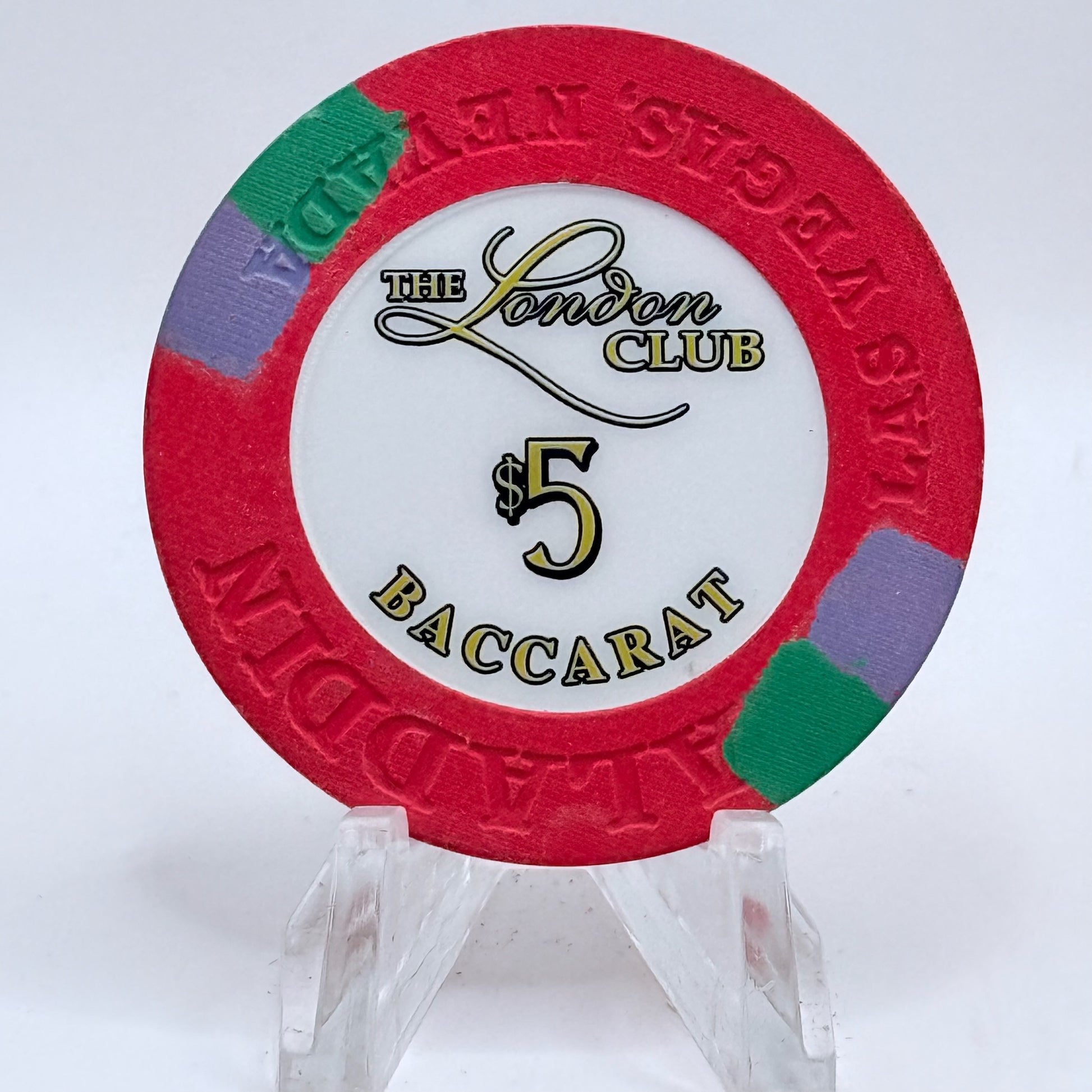 Aladdin Resort & Casino Las Vegas Nevada 2000 Series 30 $5 Casino Chip V7142