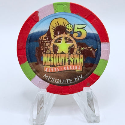 Mesquite Star Mesquite Nevada 1998 $5 Casino Chip V1084