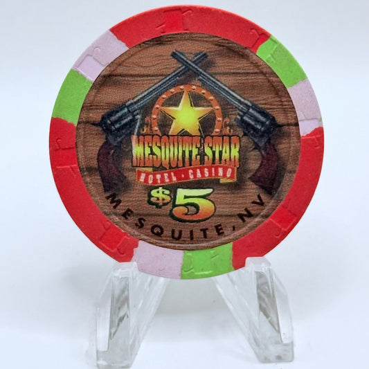 Mesquite Star Mesquite Nevada 1998 $5 Casino Chip V1086
