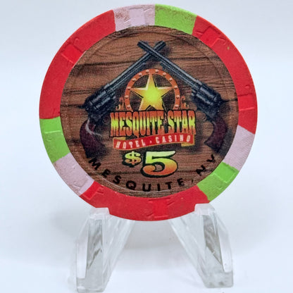 Mesquite Star Mesquite Nevada 1998 $5 Casino Chip V1086