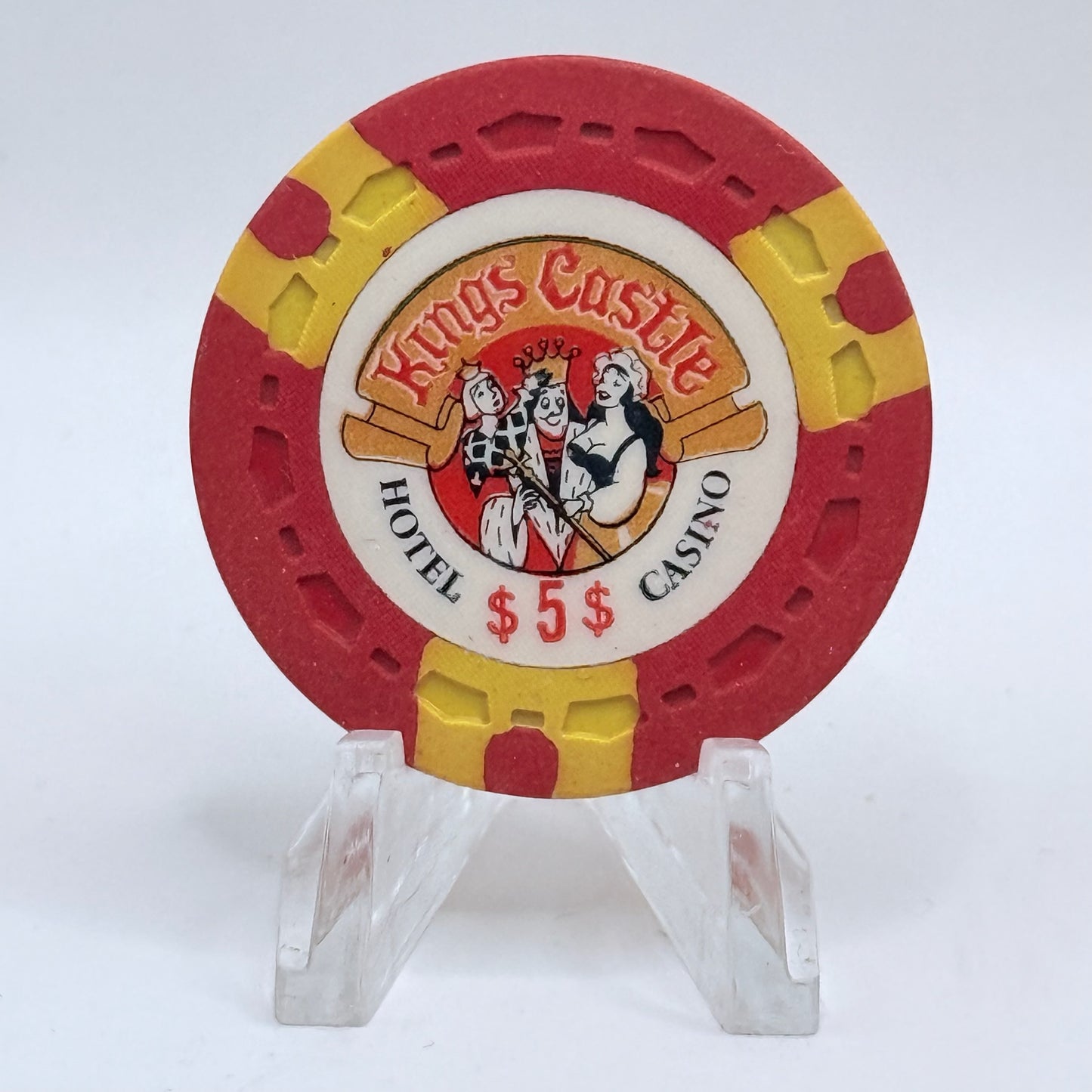 Kings Castle Lake Tahoe Nevada 1970 $5 Casino Chip N5205