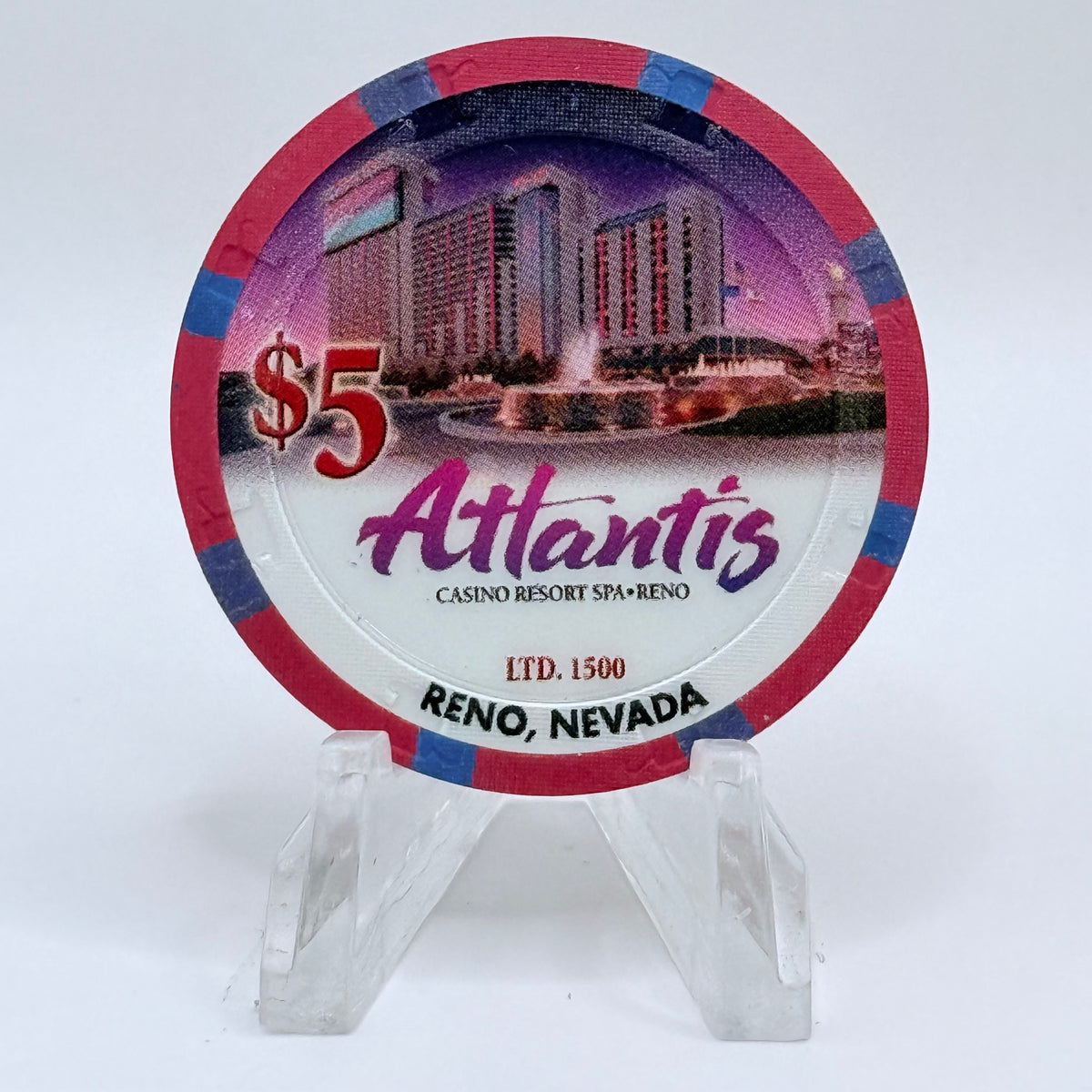Atlantis Reno Nevada 2005 'Street Vibrations' LE $5 Casino Chip E8542