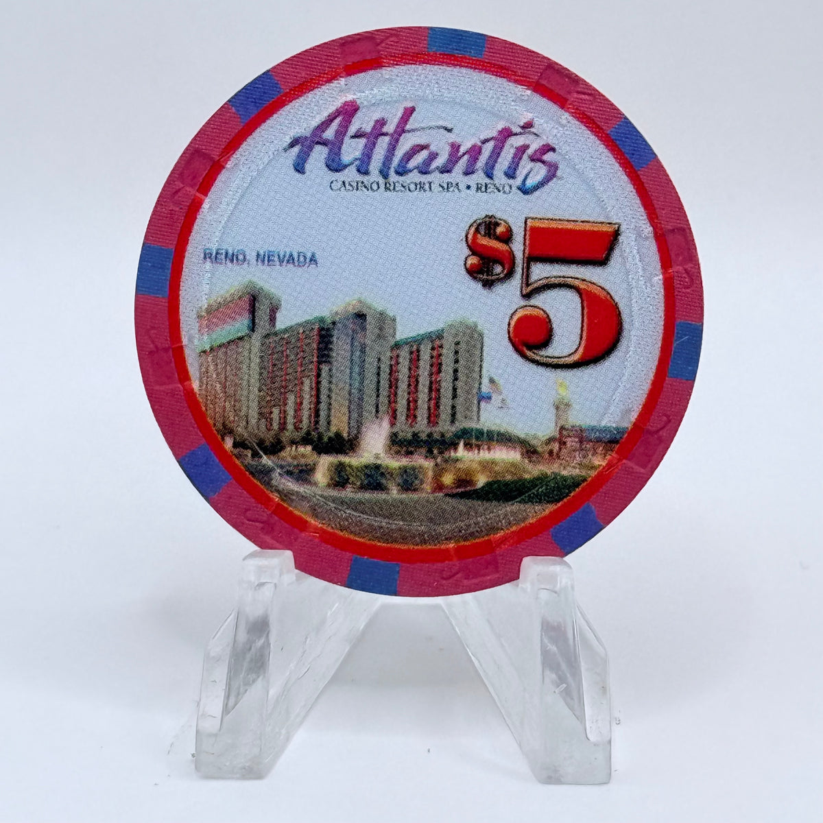 Atlantis Reno Nevada 2008 'Street Vibrations' LE $5 Casino Chip E8543