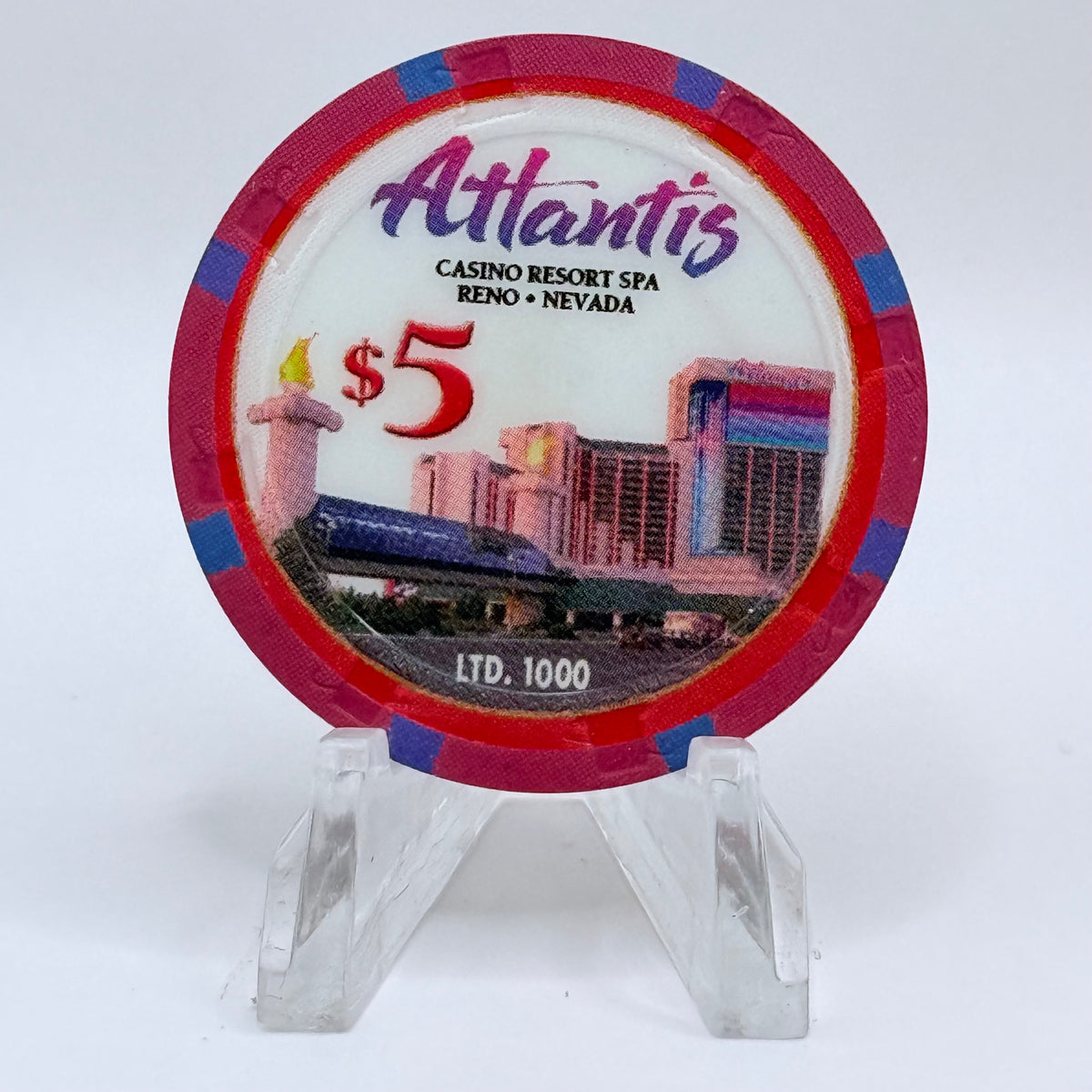 Atlantis Reno Nevada 2007 'Street Vibrations' LE $5 Casino Chip E6548