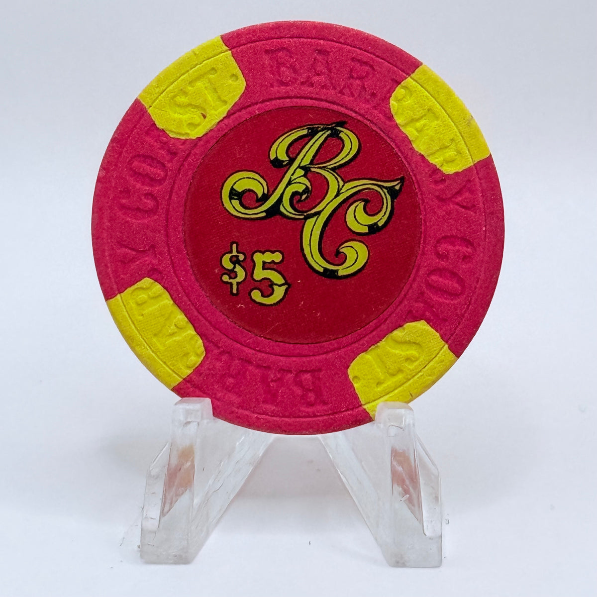 Barbary Coast Las Vegas Nevada 1979 $5 Casino Chip N1361