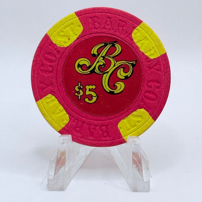Barbary Coast Las Vegas Nevada 1979 $5 Casino Chip N1361