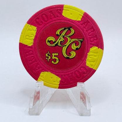 Barbary Coast Las Vegas Nevada 1979 $5 Casino Chip N1361