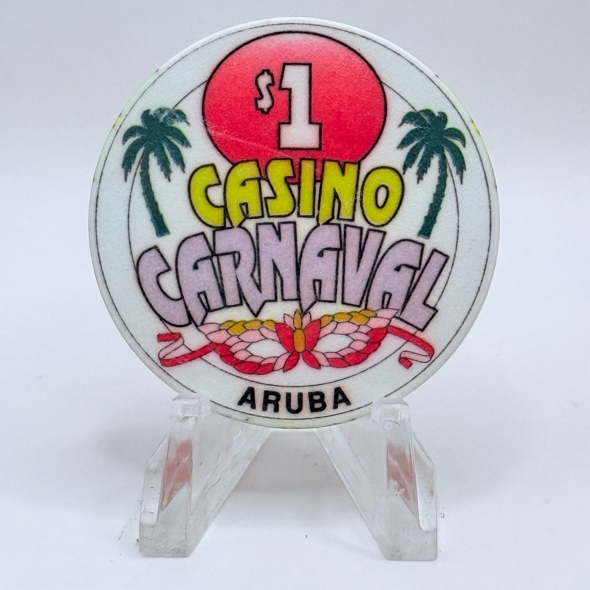 Casino Carnaval Palm Beach Aruba $1 Casino Chip