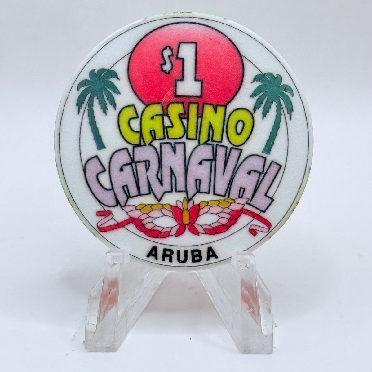 Casino Carnaval Palm Beach Aruba $1 Casino Chip
