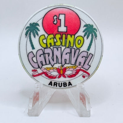 Casino Carnaval Palm Beach Aruba $1 Casino Chip