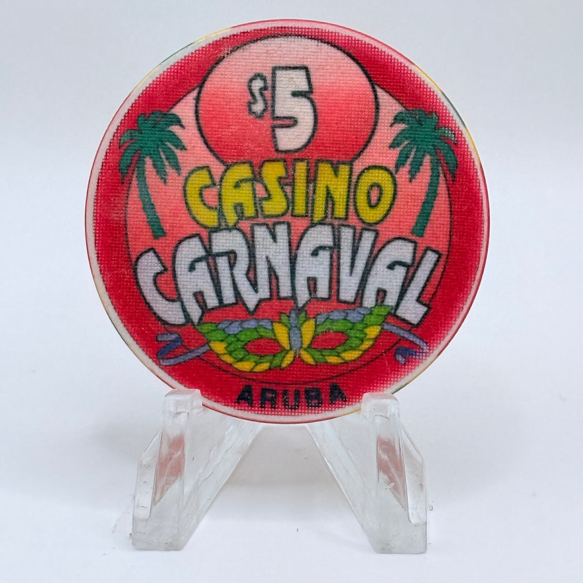 Casino Carnaval Palm Beach Aruba $5 Casino Chip