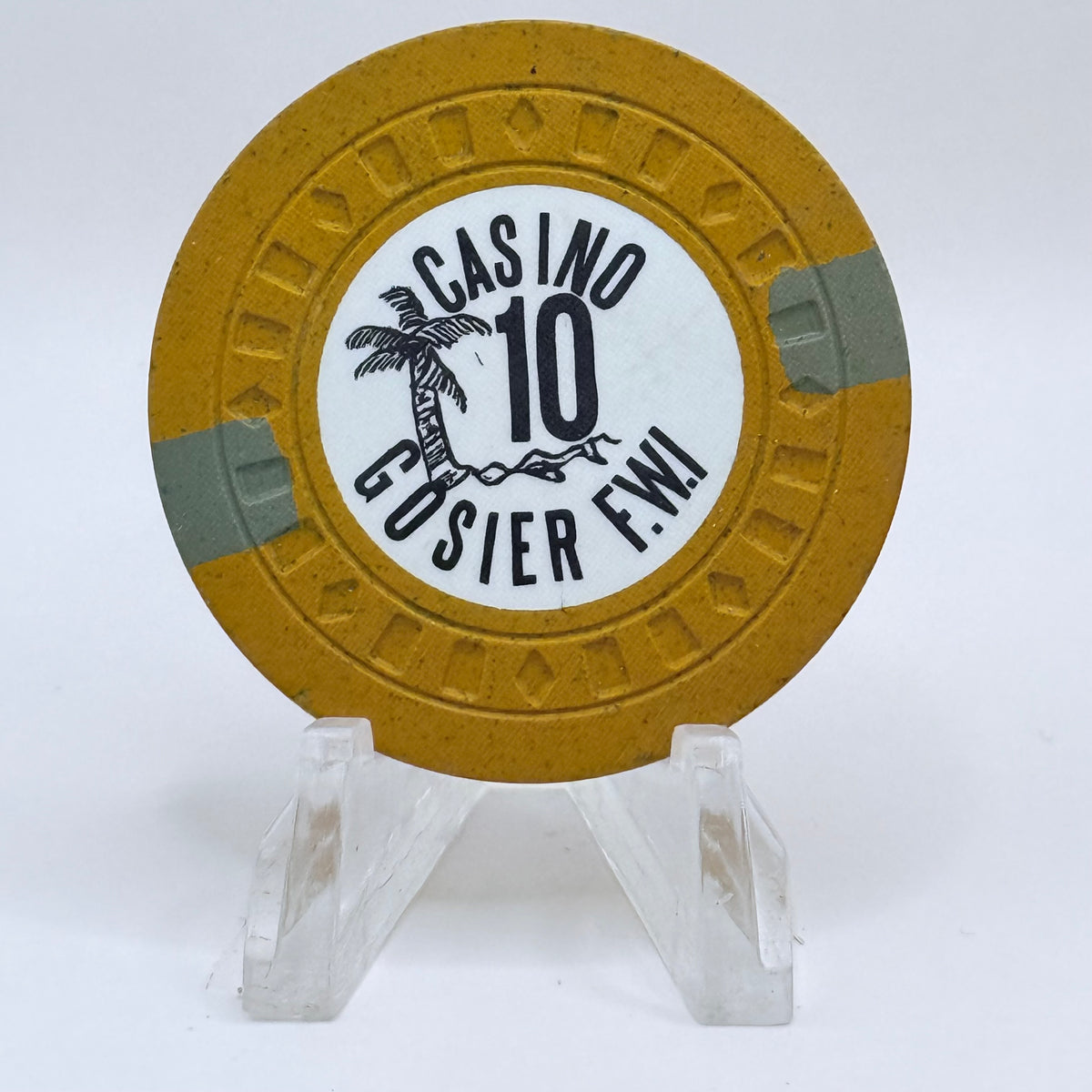 Casino de Gosier Gosier Guadeloupe Series 1 ₣10 Casino Chip