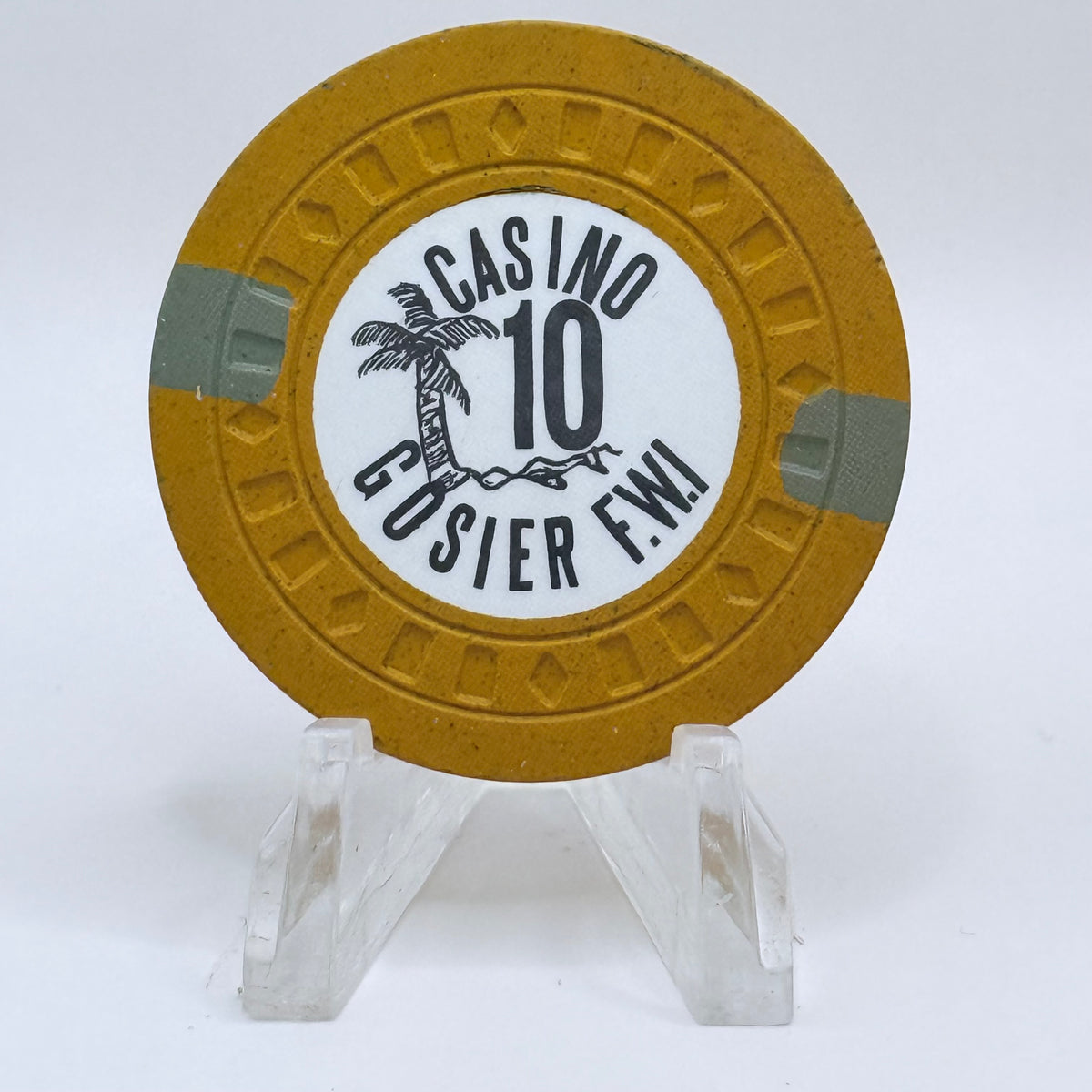 Casino de Gosier Gosier Guadeloupe Series 1 ₣10 Casino Chip