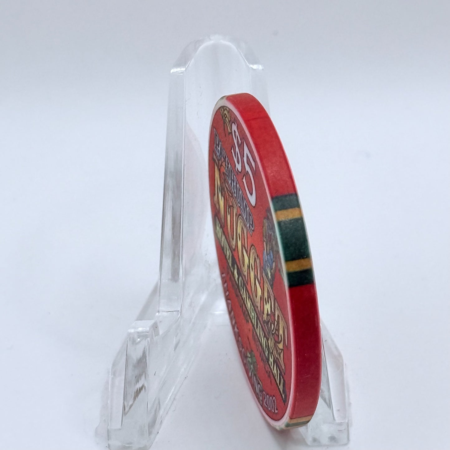 Pahrump Nugget Hotel & Gambling Hall Pahrump Nevada 2002 'Thanksgiving' LE $5 Casino Chip E1686