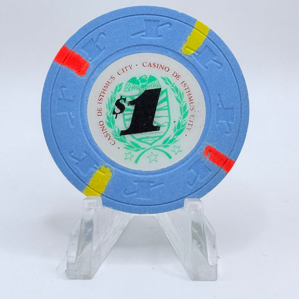 Casino de Isthmus City Isthmus City 1989 $1 Fantasy Chips