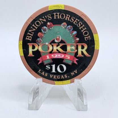 Horseshoe Club (Binion's) Las Vegas Nevada 1995 $10 Casino Chip N2395