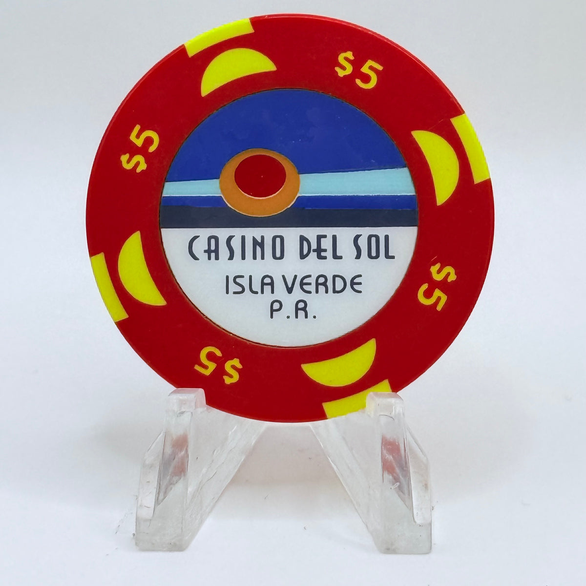 Casino del Sol Isla Verde Puerto Rico Series 2 $5 Casino Chip