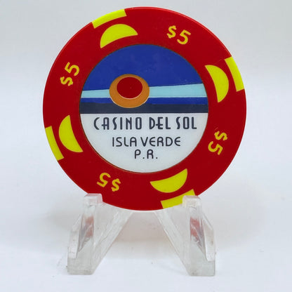 Casino del Sol Isla Verde Puerto Rico Series 2 $5 Casino Chip